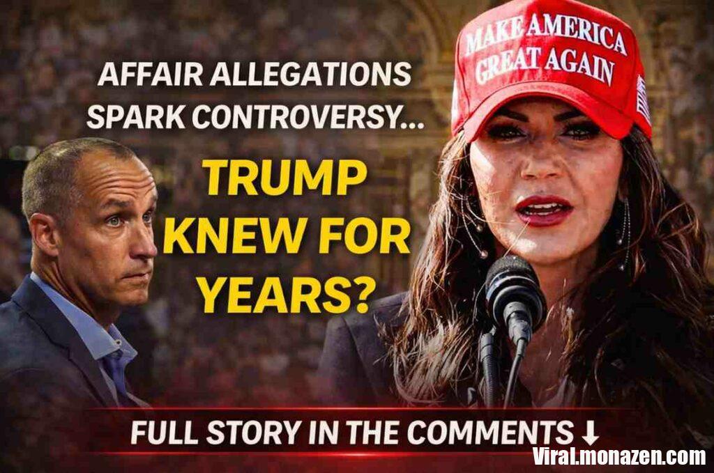 Allegations, Loyalty, and Political Fallout: The Controversy Surrounding Kristi Noem and Corey Lewandowski