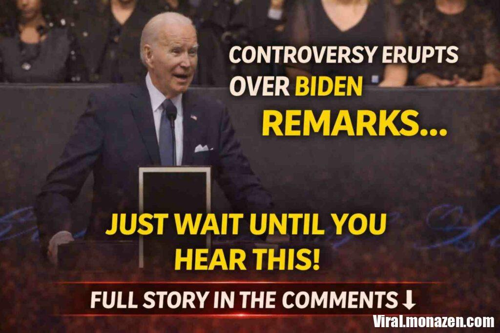 Biden Remarks During Jesse Jackson Memorial Moment Spark Debate Over Tone and Context