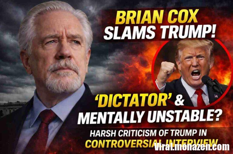 Brian Cox critiques Trump in fiery