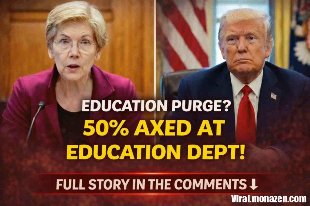 Elizabeth Warren Raises Alarm Over Reported Cuts at the Department of Education