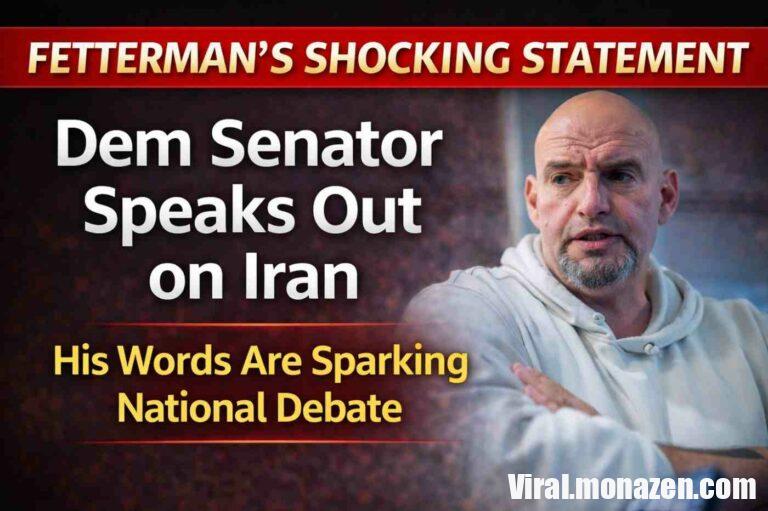 FETTERMANS SHOCKING STATEMEN