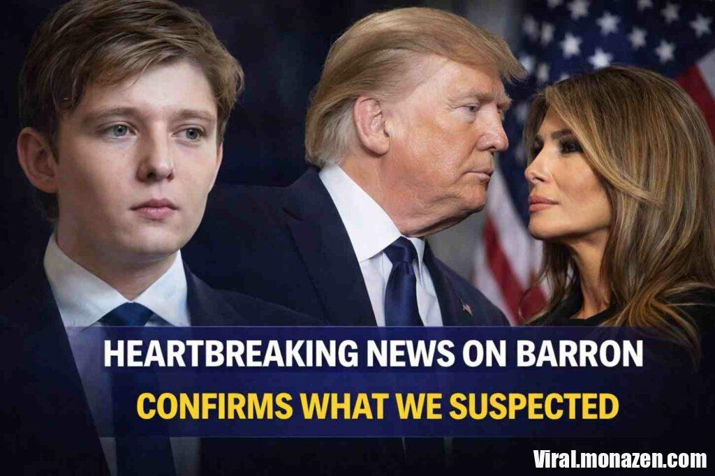 Heartbreaking news about Barron Trump
