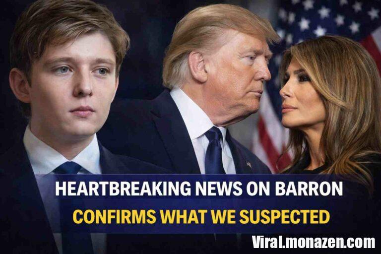 Heartbreaking news about Barron Trump