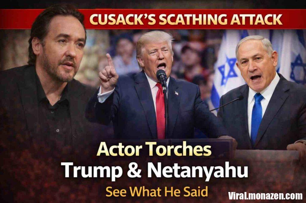 John Cusack’s Sharp Criticism of Trump and Netanyahu