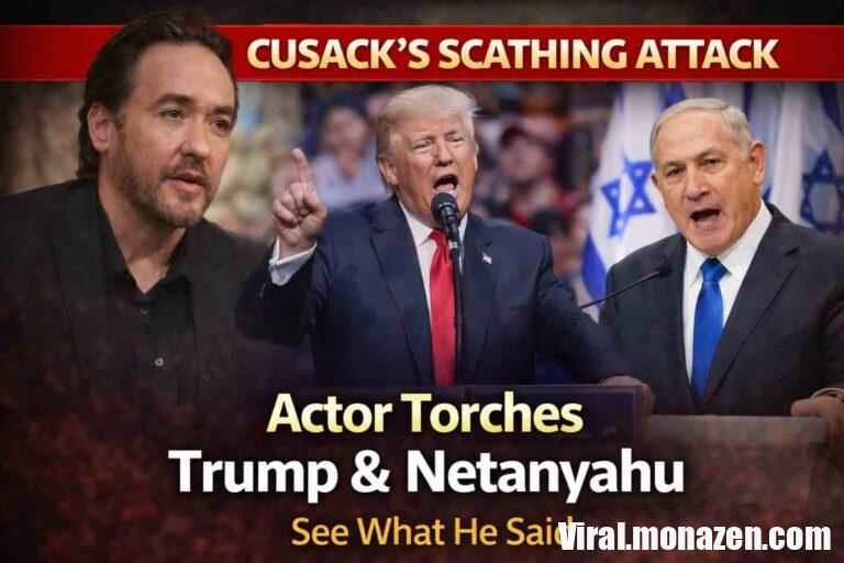 John Cusack’s Sharp Criticism of Trump and Netanyahu