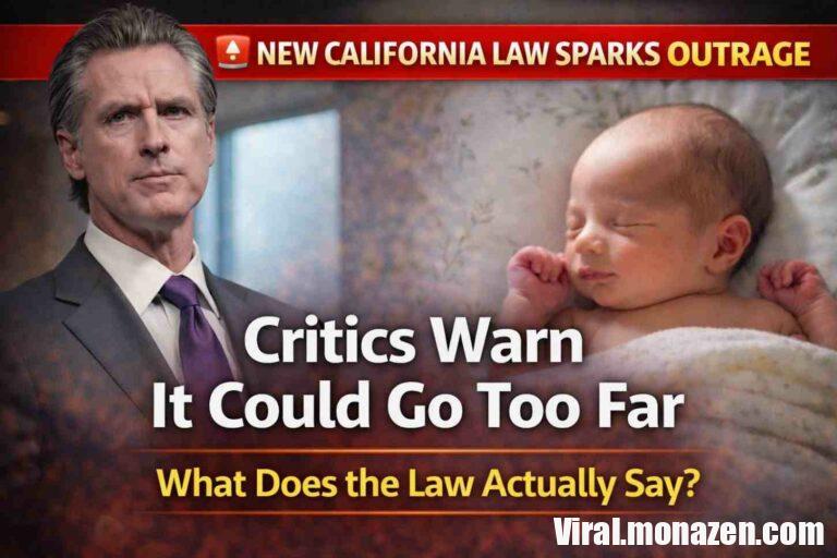 NEW CALIFORNIA LAW SPARKS OUTRAG