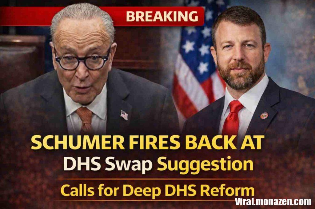 Schumer Rejects Mullin as Potential DHS Replacement, Calls for “Deep Reform” at Homeland Security