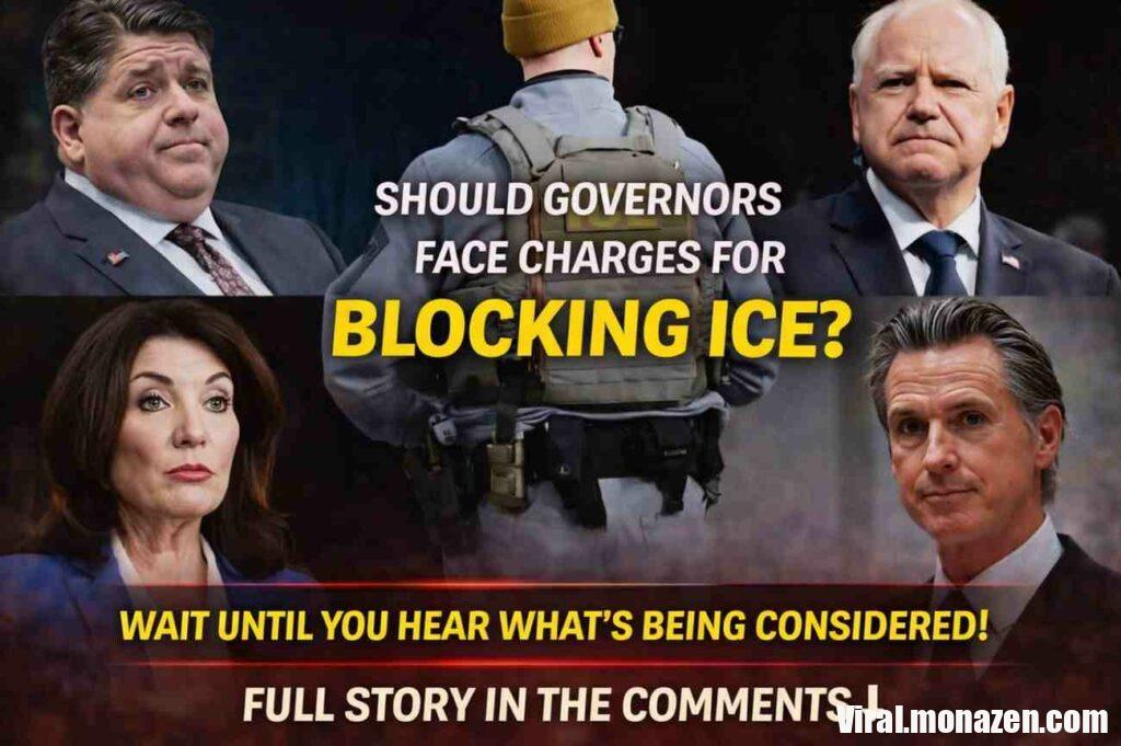 Should Governors Who Block ICE Operations Face Obstruction Charges? The Debate Reshaping America’s Immigration Politics
