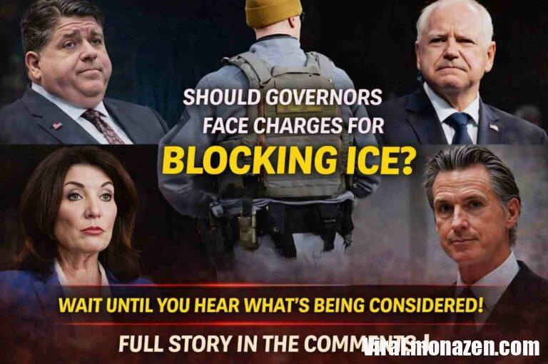 Should Governors Who Block ICE Operations Face Obstruction Charges? The Debate Reshaping America’s Immigration Politics