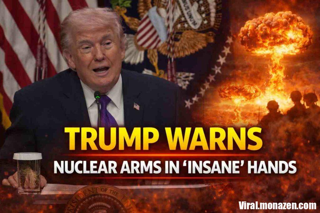 Trump Warns of “Insane Actors With Nuclear Weapons”: A Stark Reminder of the Fragile Nuclear Order