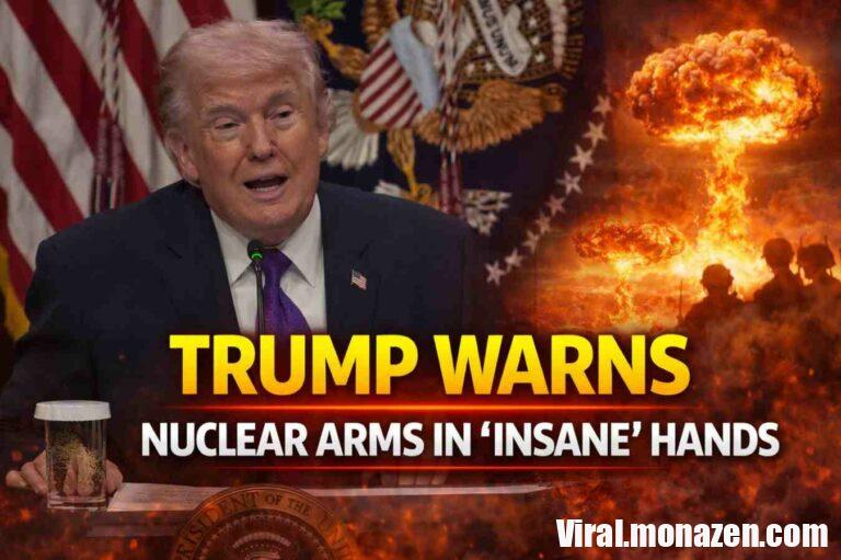 Trump Warns of “Insane Actors With Nuclear Weapons”: A Stark Reminder of the Fragile Nuclear Order