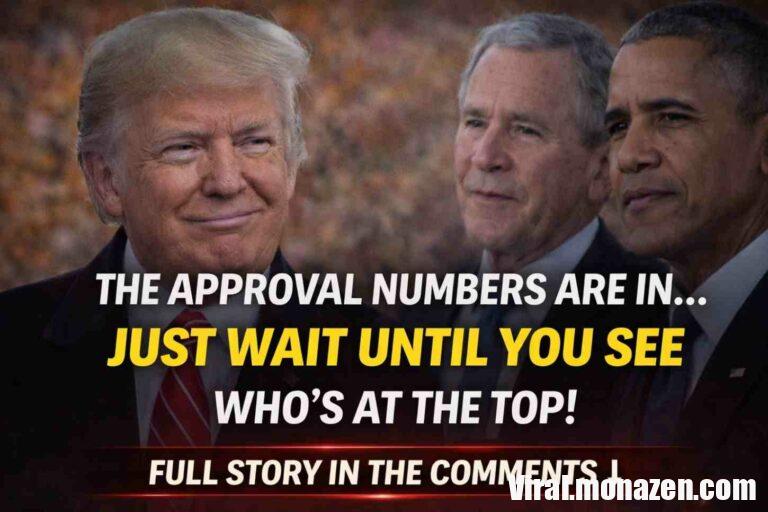 Trump’s Approval Ratings Compared to Past Presidents Spark Debate About Media, Politics, and Public Opinion