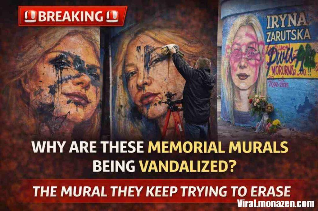 When Memorials Become Targets: The Controversy Surrounding the Vandalism of Iryna Zarutska Murals Public murals often serve as powerful reminders of lives lost and stories that communities refuse to forget. Painted on walls, bridges, and city streets, they transform public spaces into places of reflection and remembrance. But when those murals are vandalized, the damage goes far beyond paint and brick. It touches on grief, politics, and the deeply personal ways communities process tragedy. That is the controversy now surrounding the repeated vandalism of murals honoring Iryna Zarutska, a young Ukrainian refugee whose death shocked the community where she had hoped to build a new life. The murals, meant as tributes to her memory, have become the center of an emotional and politically charged debate. Each act of vandalism has sparked anger among supporters, condemnation from community leaders, and renewed conversations about crime, immigration, and the cultural battles playing out in American cities. A Life Cut Short For many people who knew her story, Iryna Zarutska represented hope. She had fled Ukraine seeking safety and opportunity, part of a wave of people displaced by war and instability in Eastern Europe. Like many refugees arriving in new countries, she carried with her both trauma from the past and dreams for the future. Friends described her as warm, optimistic, and eager to build a life in a place where she believed opportunity existed. But her life was tragically cut short in a violent incident that drew attention from local media and community organizations. Details surrounding the case have circulated widely online, often becoming entangled in broader political narratives about crime and public safety. In the wake of her death, artists and community members came together to paint murals honoring her memory. These murals were meant not only to commemorate a young woman’s life but also to symbolize solidarity with refugees and victims of violence. The Murals That Sparked a Movement The first mural appeared on the side of a brick building, featuring a soft portrait of Iryna against a backdrop of pastel colors. The artwork captured her gentle smile and included a short inscription commemorating her life. Soon after, additional murals appeared in nearby neighborhoods. Each one told the same story: a young woman remembered not as a headline but as a person whose life mattered. Local residents gathered at the sites to leave flowers, candles, and messages. For many, the murals became a place of quiet reflection. But almost as quickly as they appeared, the tributes began to attract unwanted attention. Vandalism and Public Outrage Within weeks, the murals were defaced with spray paint and graffiti. Some vandals splattered dark paint across the portraits. Others scrawled words and symbols across the walls. The damage sparked immediate outrage among community members who viewed the acts as attacks on a memorial to a victim of violence. Volunteers rushed to clean and restore the artwork. Artists repainted damaged sections, sometimes overnight. Yet the vandalism continued. Each new act fueled emotional reactions online and intensified the debate surrounding the murals. A Symbol in a Broader Political Debate As images of the vandalized murals spread on social media, the story quickly moved beyond the local community. Political commentators and activists from across the ideological spectrum began discussing the incident. For some, the vandalism represented disrespect toward a victim and a troubling sign of hostility toward memorials honoring certain individuals. Others argued that murals and memorials often become political symbols in broader debates about social justice, immigration, and crime policy. In modern media culture, individual tragedies can quickly become symbols within larger ideological battles. The story of Iryna Zarutska was no exception. The Role of Public Art in Memory Public art has long played a role in shaping collective memory. From war memorials to murals honoring civil rights leaders, artistic tributes help communities remember events that might otherwise fade from public consciousness. Murals are particularly powerful because they exist in shared spaces. Unlike monuments placed in museums or parks, murals appear in everyday places—on street corners, building walls, and neighborhood blocks. They become part of daily life. When such artwork is vandalized, the act often feels like an attempt to erase the memory it represents. Why Memorials Become Targets Experts in urban art and public memory say vandalism of memorial murals is not uncommon. Sometimes the motive is simple destruction or mischief. Other times the act carries deeper symbolic meaning. Murals often represent ideas or identities that provoke strong reactions. In polarized political climates, they can become lightning rods for controversy. The vandalism of memorial art therefore raises complicated questions about freedom of expression, respect for victims, and the responsibilities of communities to protect shared spaces. Community Responses Despite repeated acts of vandalism, many local residents have remained committed to preserving the murals. Community groups have organized clean-up events and art restoration efforts. Some residents say the vandalism has only strengthened their determination to keep Iryna’s memory alive. Artists involved in repainting the murals describe the work as both emotional and meaningful. Each restoration becomes a symbolic act of defiance against attempts to erase the tribute. Local leaders have also condemned the vandalism and encouraged respect for memorial spaces. The Power of Memory Stories like that of Iryna Zarutska often resonate because they touch on universal themes: loss, remembrance, and the desire for justice. Memorials serve as reminders that behind every news headline lies a human life with family, friends, and dreams. Even when controversy surrounds the circumstances of a tragedy, communities frequently unite around the shared belief that victims deserve dignity and remembrance. Public art becomes one way of expressing that belief. A Continuing Conversation The vandalism of Iryna Zarutska’s murals highlights the complex intersection of grief, politics, and public expression. Some see the attacks as a reflection of deeper social tensions. Others view them simply as acts of disrespect against a tribute meant to honor a young life lost too soon. What remains clear is that the murals have become more than artwork. They represent a continuing conversation about how communities remember tragedy, how political narratives shape public perception, and how societies balance freedom of expression with respect for memorials. Remembering the Person Behind the Debate Amid all the arguments and headlines, it is easy to forget the central figure in the story. Before the murals, before the debates, there was a young woman named Iryna Zarutska. She had hopes, ambitions, and people who cared deeply about her. The murals were created to ensure that her life would not be forgotten. Whether restored, repainted, or eventually replaced, the images serve as reminders of the fragile line between memory and erasure. And for those who continue to gather beneath them, the message remains simple: A life was lost. A community remembers.